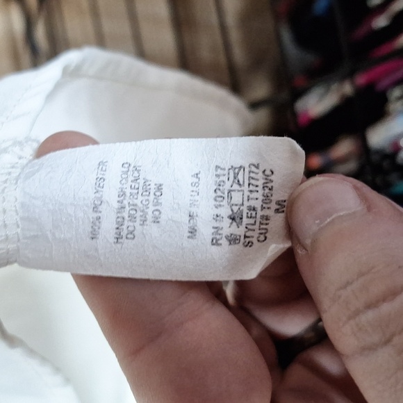 Soprano SIZE MEDIUM WHITE BLOUSE - Picture 6 of 6